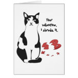 Your Valentine.. I Shredz it. Greeting Card