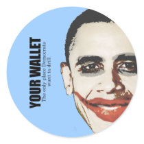 Your Wallet Round Stickers