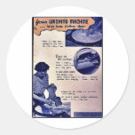 Your Washing Machine Round Stickers