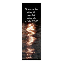 Your Word is a Lamp..-Bookmark Business Cards