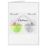 your world my world greeting cards