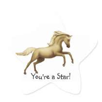 Youre a Star Horse Sticker