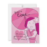 You're Cute (Sakura) - Pack of Valentines Invitations