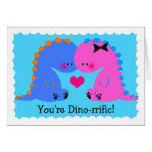 You're dinorrific Cute Dinosaur Card