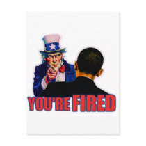 You're Fired! Anti Obama Design