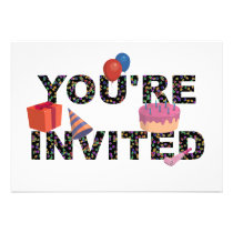 You're Invited invitations