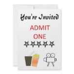 You're Invited birthday party invitation card