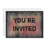 You're Invited Colourful Grunge Halloween Party