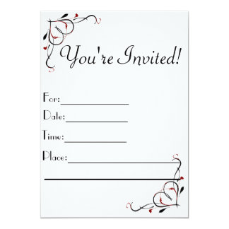 You're Invited Invitations 5" X 7" Invitation Card