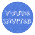 You're invited sticker
