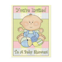 You're Invited to A Baby Shower Postcard