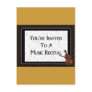 You're Invited To A Music Recital Post Cards