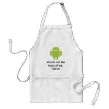 You're not the boss of me, Steve! apron