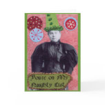 You're on My Naughty List cards