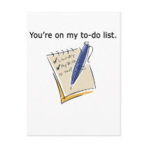 You're On My To Do List