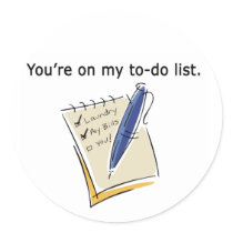You're On My To Do List