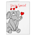 You're Special Cute Elephant cards