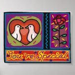 You're Special (Kissing Birds) posters