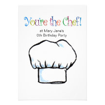 You're The Chef invitation