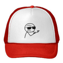 You're The Man Comic Face Mesh Hat
