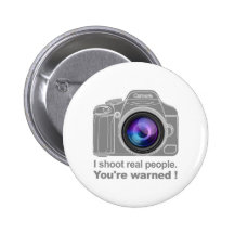 You're Warned! Pinback Buttons