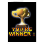 YOU'RE WINNER cards