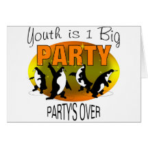 Youth Is 1 Big Party Cards
