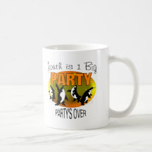 Youth Is 1 Big Party Coffee Mugs