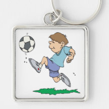 Youth Soccer Key Chains