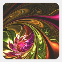 Youthful Square Sticker