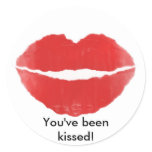 You've been kissed! Sticker