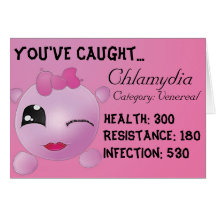 You've caught... Chlamydia Greeting Cards