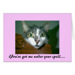 You've got me under your spell...Valentine Card