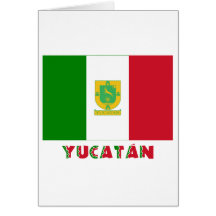 Yucatán Unofficial Flag Greeting Card