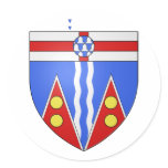 Yukon, Canada Round Stickers