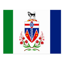 YUKON FLAG POST CARD