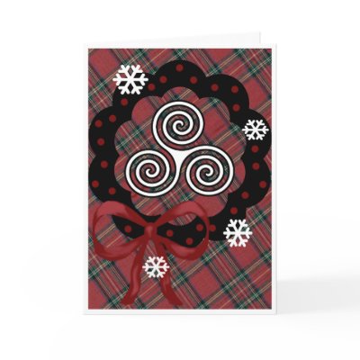 Yule - Blessed Yule Greeting Card by Singletree3