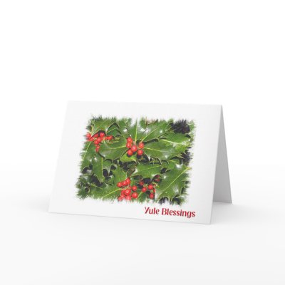 Yule Blessings Cards by RowanBrooks