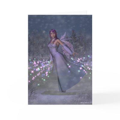 Yule Fairy Greetings Card by WolfWitch