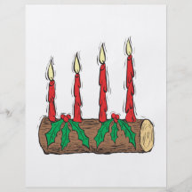 Yule Log Custom Flyer