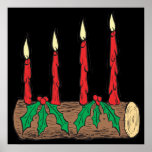Yule Log posters