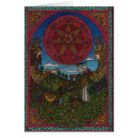 Yule One, Holly King Oak King 002 Greeting Cards