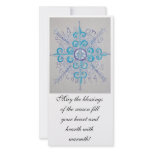 Yule Snowflake Goddess Photo Postcard photo cards