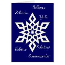 Yule - Solstice - It's Universal Greeting Card
