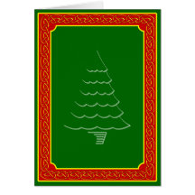Yule Tree Greeting Card