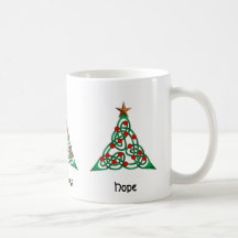 Yuletide Blessings, Greetings, Hope Coffee Mugs