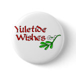 Yuletide Greetings buttons