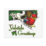 Yuletide Greetings Card postcards