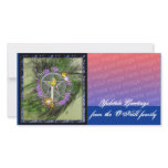 yuletide greetings photo greeting card