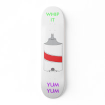 yum_yum - whip it!.ai, WHIP IT, YUM YUM Skateboard Deck